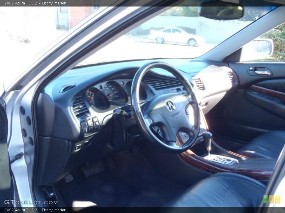 Ebony Interior Prime Interior for the 2002 Acura TL 3.2 #39991724