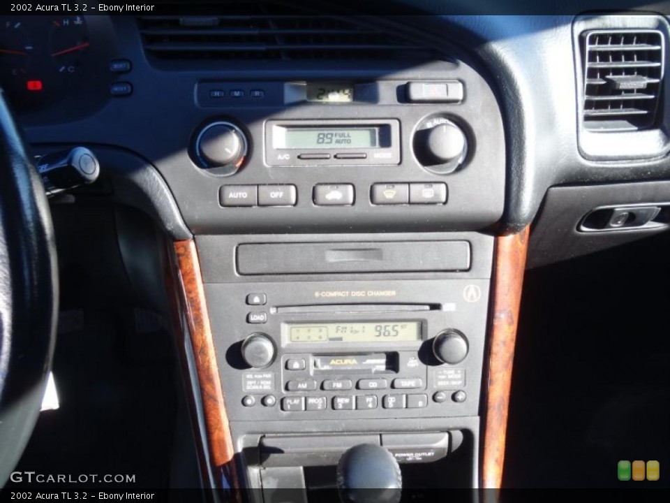 Ebony Interior Controls for the 2002 Acura TL 3.2 #39991844