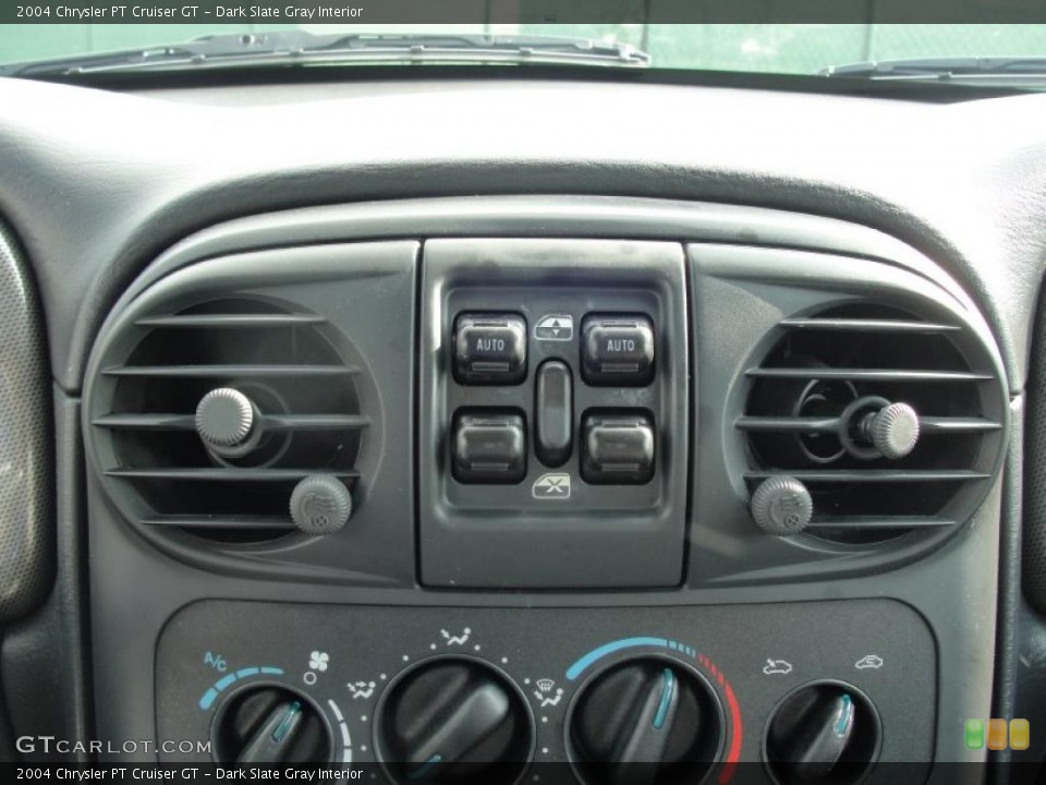 Dark Slate Gray Interior Controls for the 2004 Chrysler PT Cruiser GT #39992500