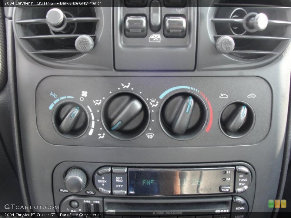 Dark Slate Gray Interior Controls for the 2004 Chrysler PT Cruiser GT #39992512