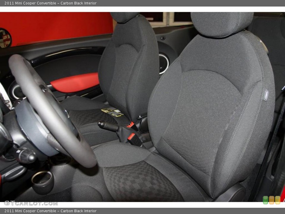 Carbon Black Interior Photo for the 2011 Mini Cooper Convertible #39992568