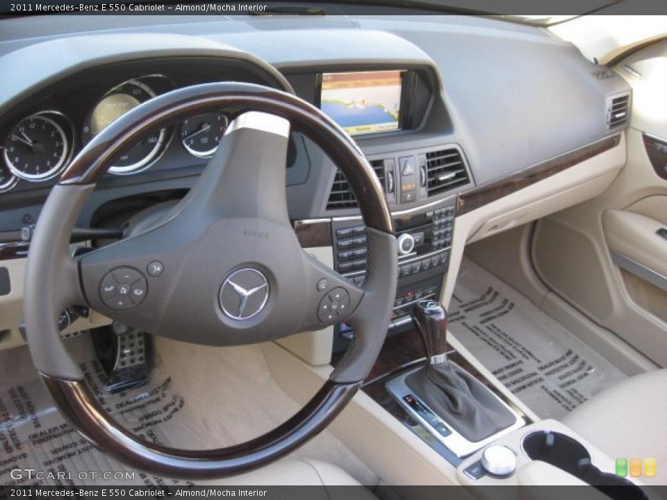 Almond/Mocha Interior Photo for the 2011 Mercedes-Benz E 550 Cabriolet #39992592