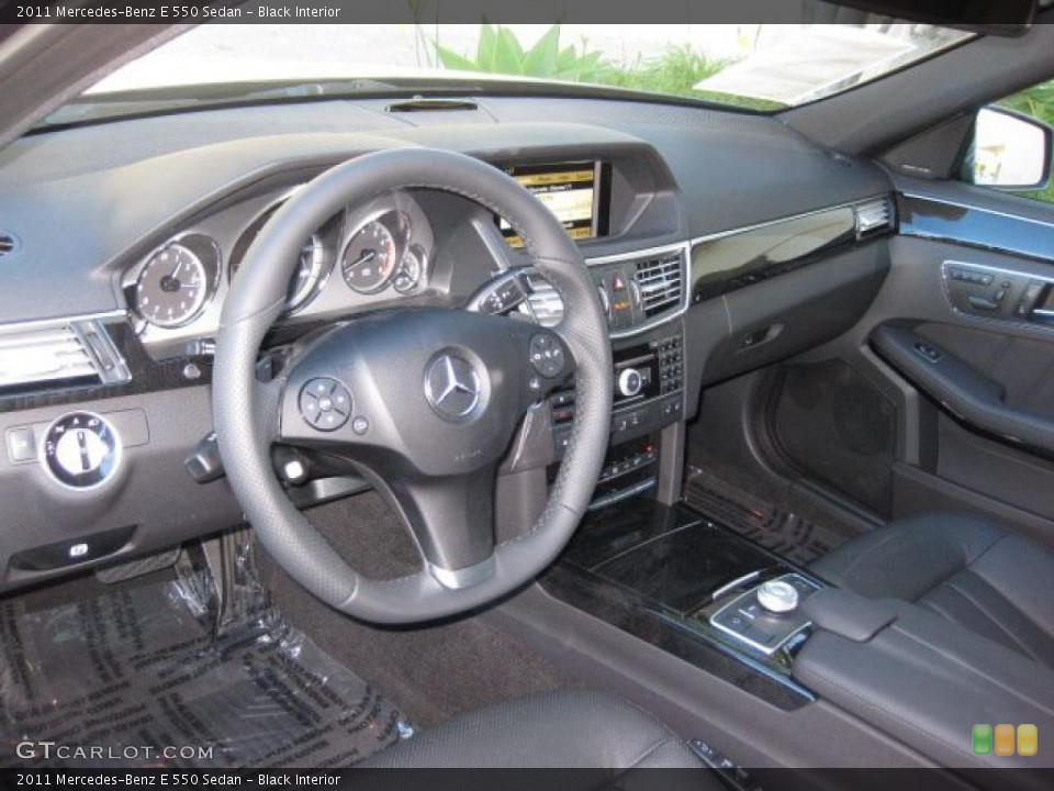 Black Interior Photo for the 2011 Mercedes-Benz E 550 Sedan #39993464
