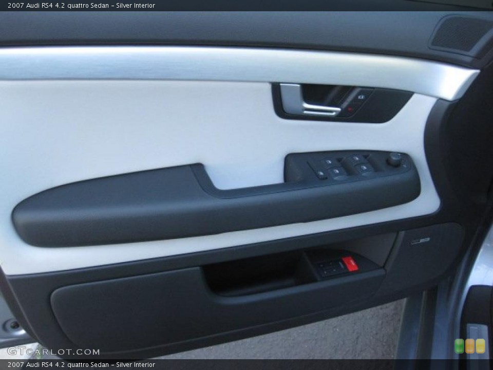 Silver Interior Door Panel for the 2007 Audi RS4 4.2 quattro Sedan #39993752