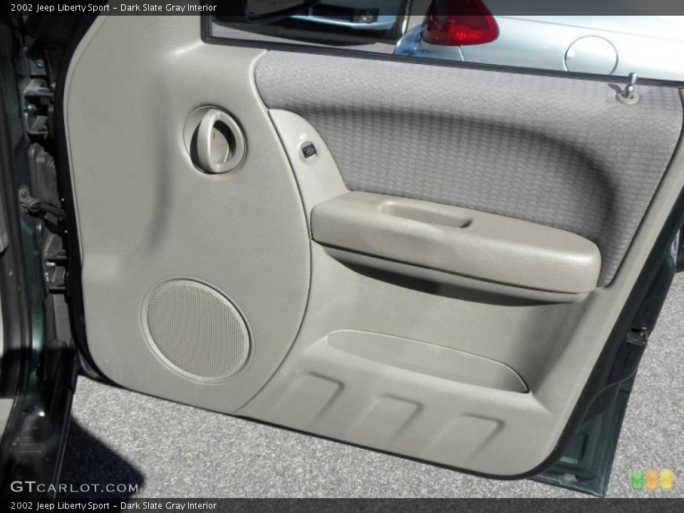 Dark Slate Gray Interior Door Panel for the 2002 Jeep Liberty Sport #39995412