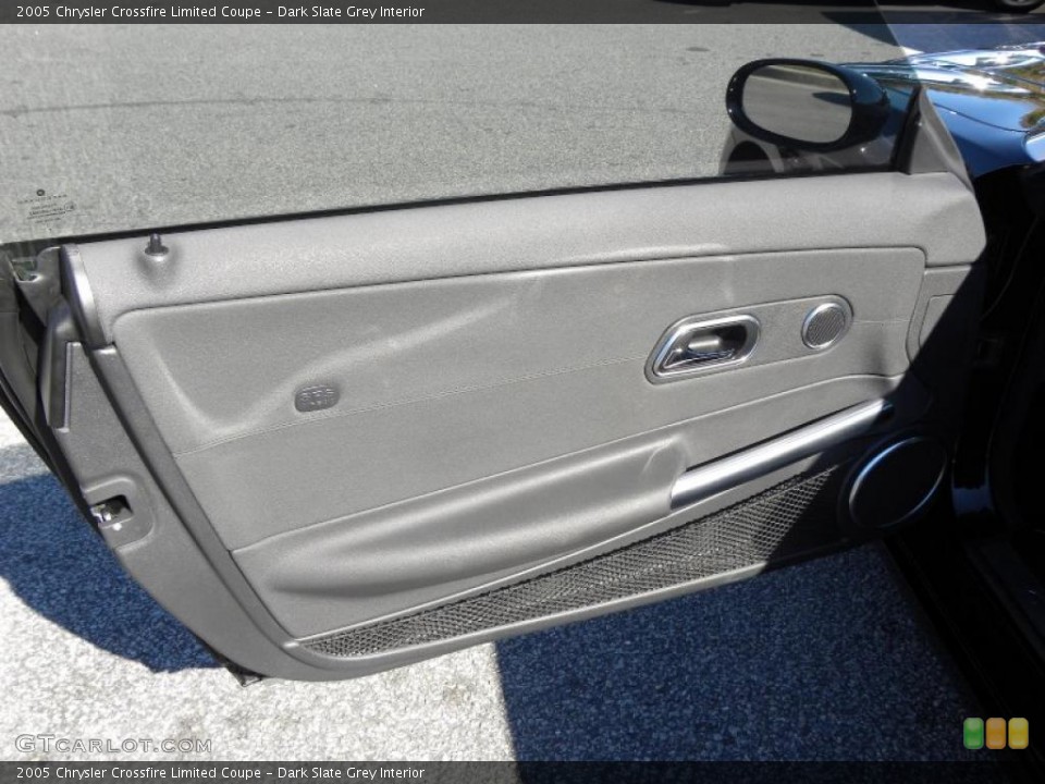 Dark Slate Grey Interior Door Panel for the 2005 Chrysler Crossfire Limited Coupe #39996960
