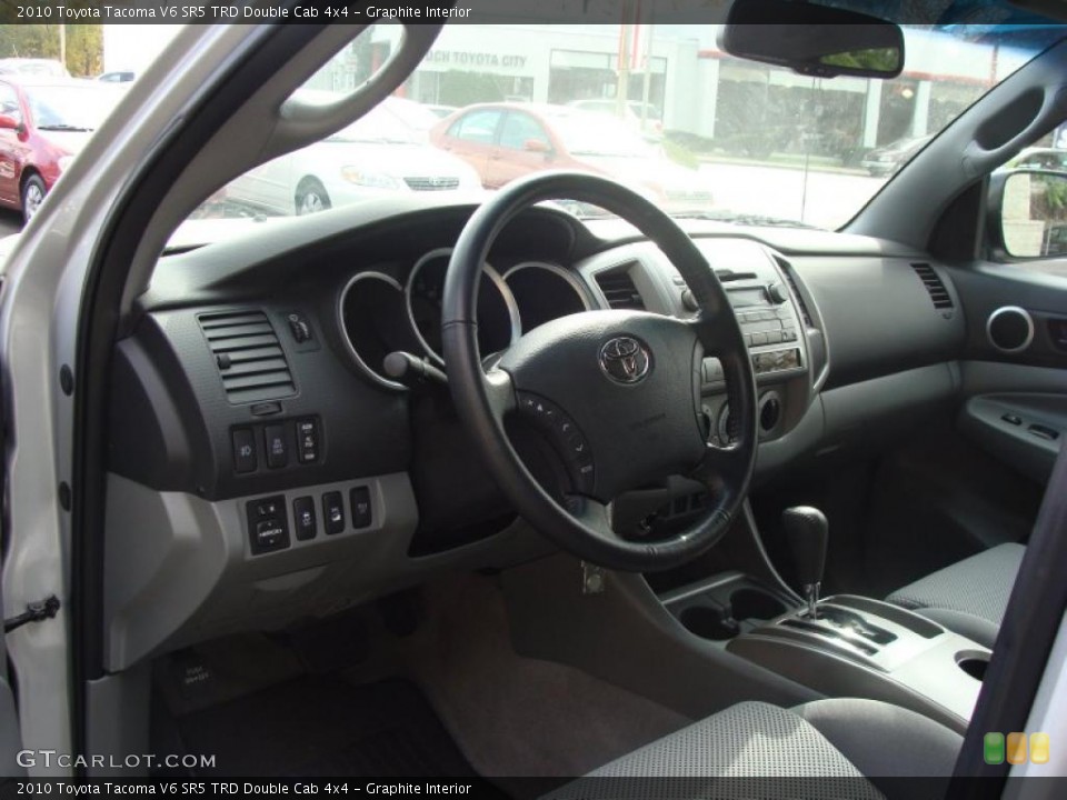 Graphite Interior Photo for the 2010 Toyota Tacoma V6 SR5 TRD Double Cab 4x4 #39996984