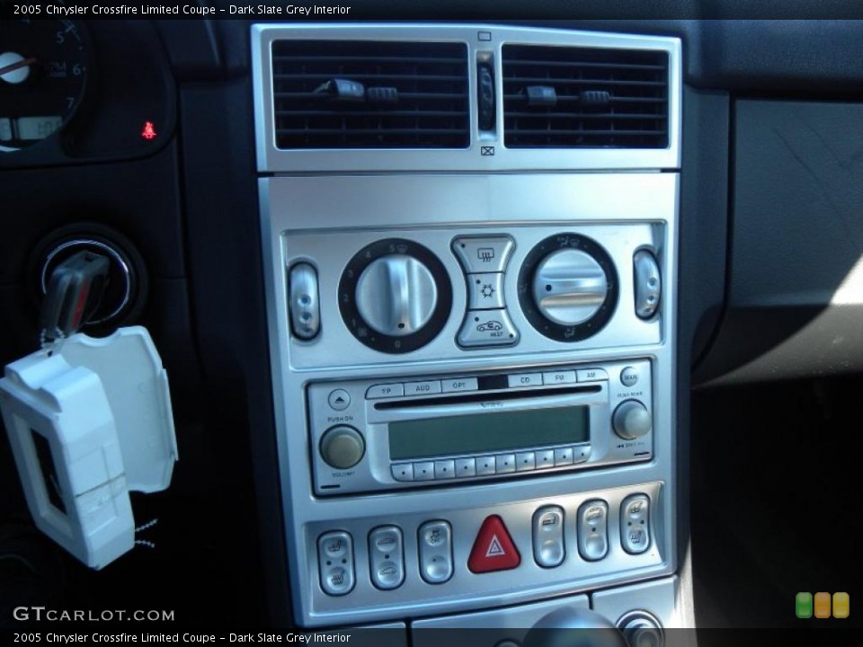 Dark Slate Grey Interior Controls for the 2005 Chrysler Crossfire Limited Coupe #39997160