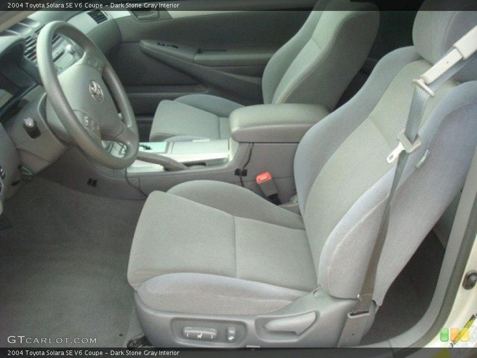 Dark Stone Gray Interior Photo for the 2004 Toyota Solara SE V6 Coupe #39997816