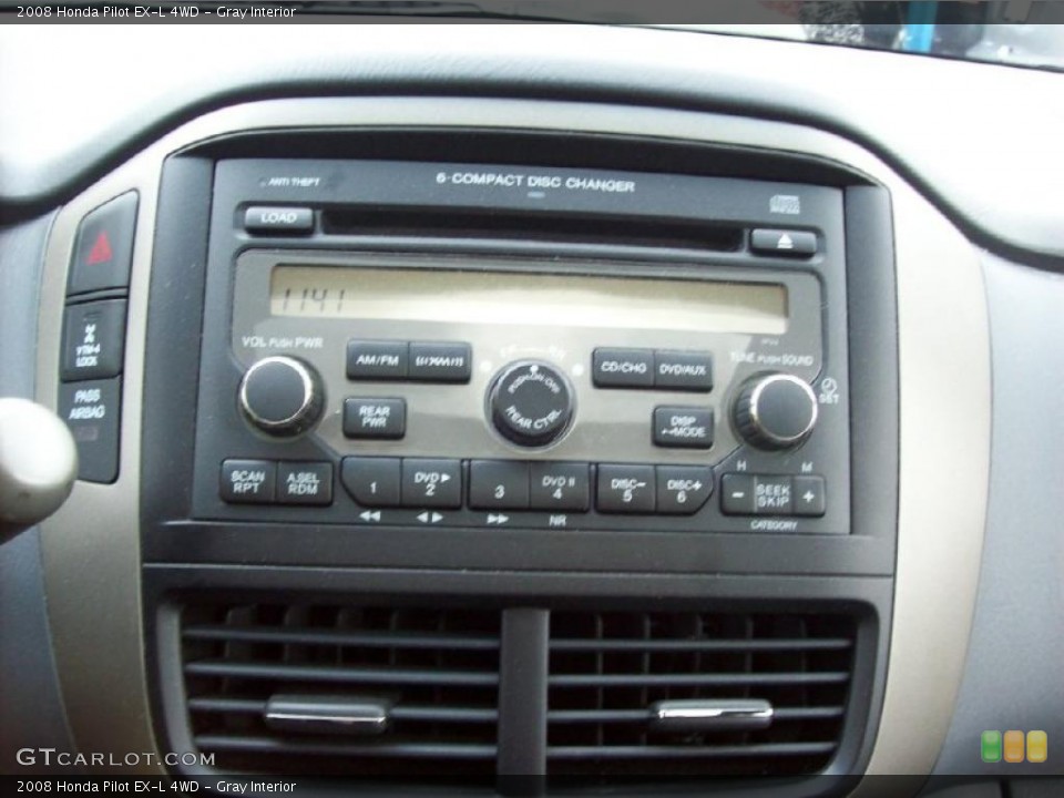Gray Interior Controls for the 2008 Honda Pilot EX-L 4WD #39997900