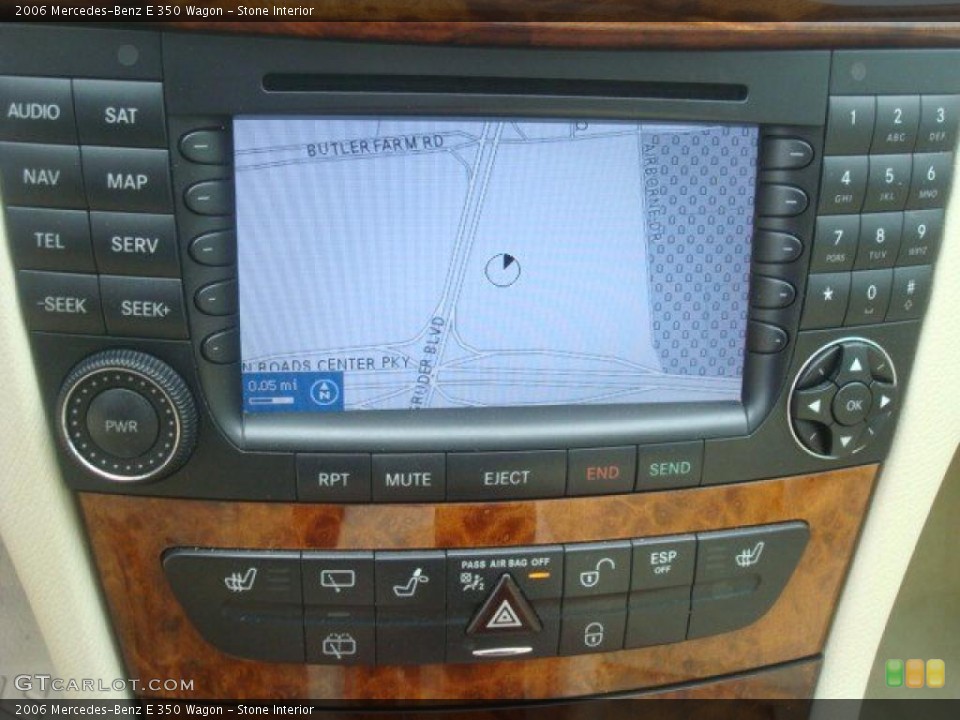 Stone Interior Navigation for the 2006 Mercedes-Benz E 350 Wagon #39999128