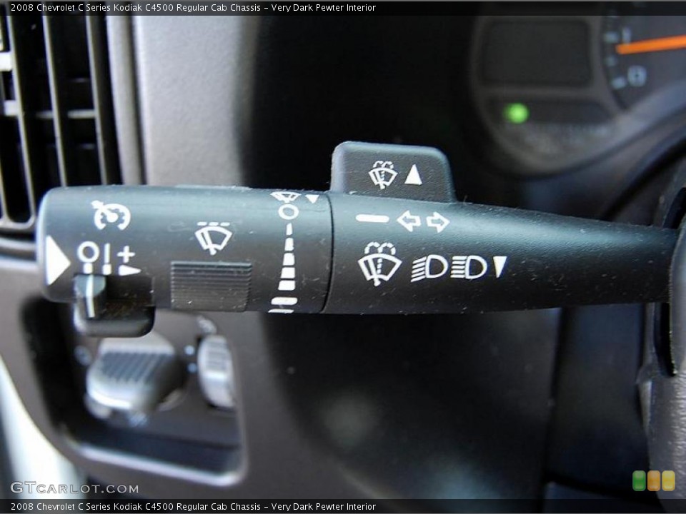 Very Dark Pewter Interior Controls for the 2008 Chevrolet C Series Kodiak C4500 Regular Cab Chassis #39999392