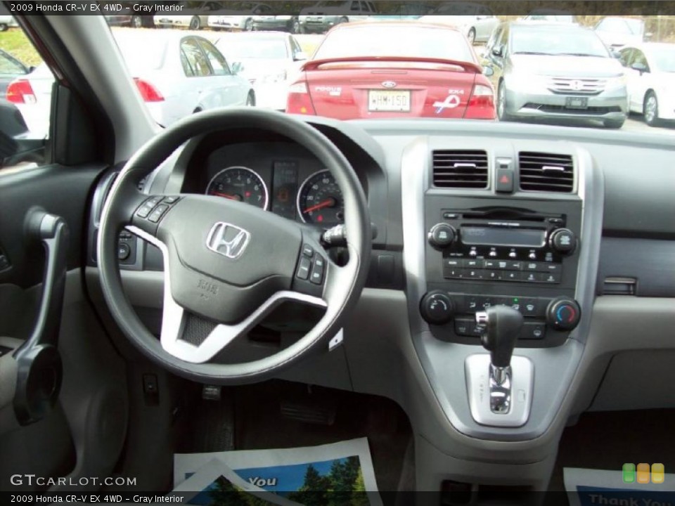 Gray Interior Dashboard for the 2009 Honda CR-V EX 4WD #39999728