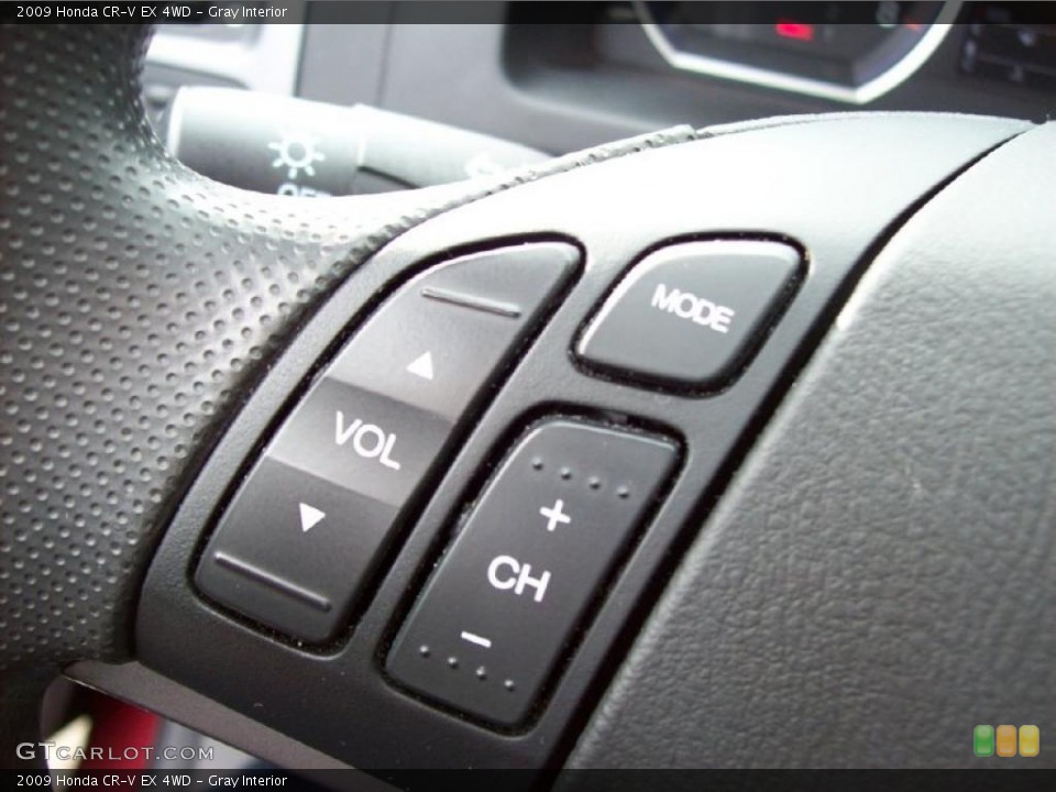 Gray Interior Controls for the 2009 Honda CR-V EX 4WD #39999928
