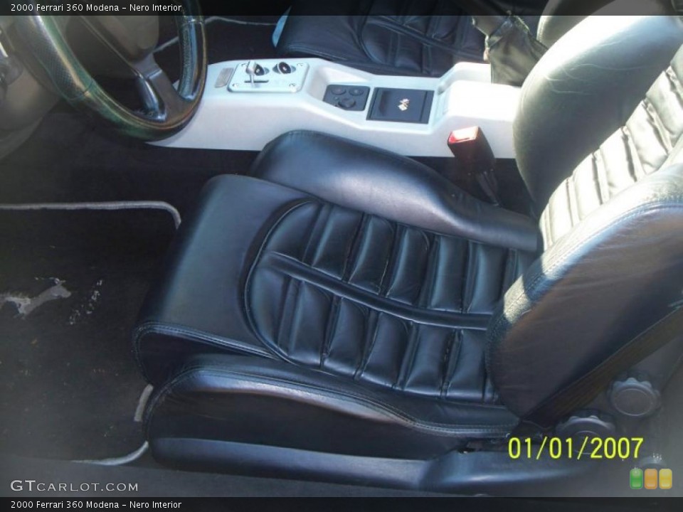 Nero Interior Photo for the 2000 Ferrari 360 Modena #40000732