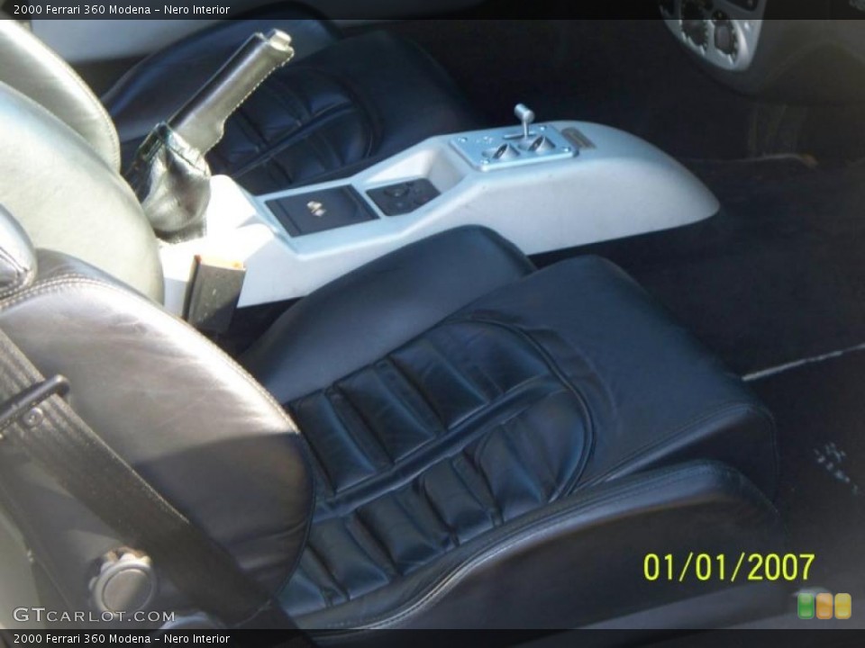 Nero Interior Photo for the 2000 Ferrari 360 Modena #40000853