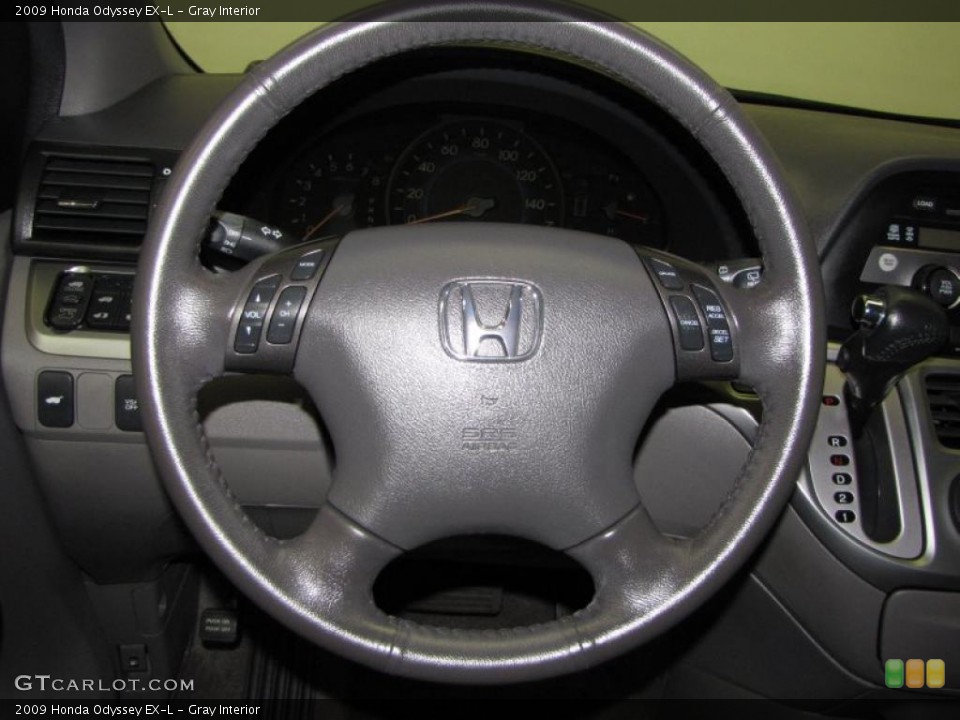 Gray Interior Steering Wheel for the 2009 Honda Odyssey EX-L #40000968