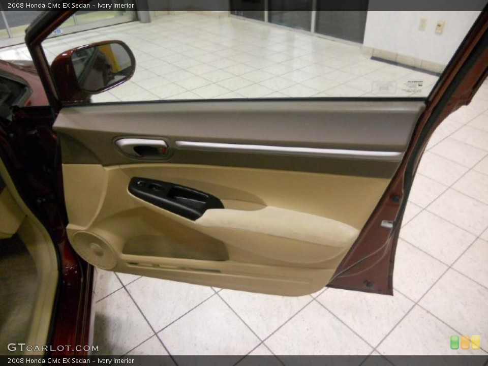 Ivory Interior Door Panel for the 2008 Honda Civic EX Sedan #40001192