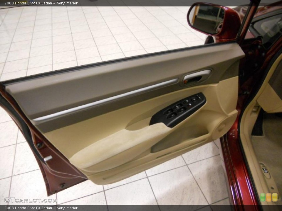 Ivory Interior Door Panel for the 2008 Honda Civic EX Sedan #40001200