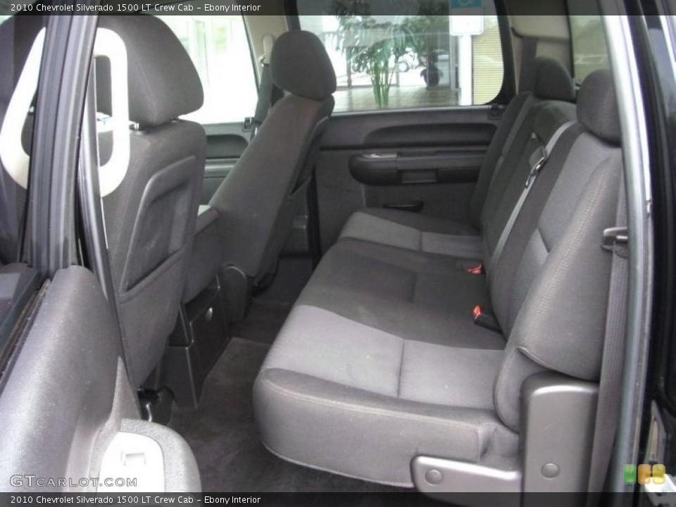 Ebony Interior Photo for the 2010 Chevrolet Silverado 1500 LT Crew Cab #40008350