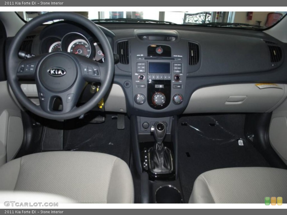 Stone Interior Prime Interior for the 2011 Kia Forte EX #40009386