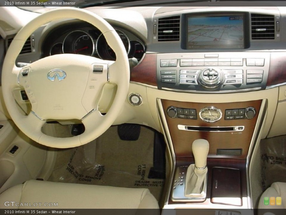Wheat Interior Dashboard for the 2010 Infiniti M 35 Sedan #40009514