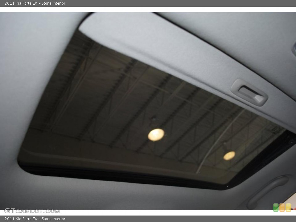 Stone Interior Sunroof for the 2011 Kia Forte EX #40009686
