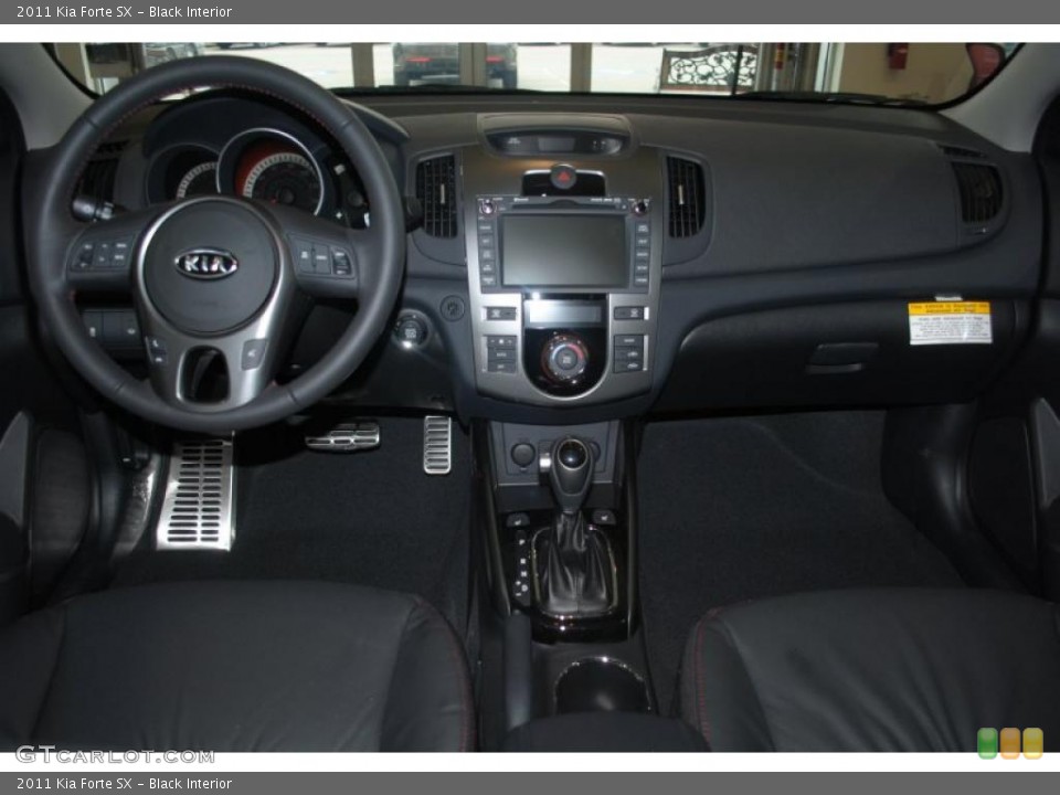 Black Interior Dashboard for the 2011 Kia Forte SX #40010658