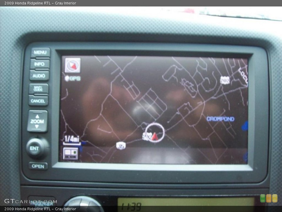 Gray Interior Navigation for the 2009 Honda Ridgeline RTL #40010790
