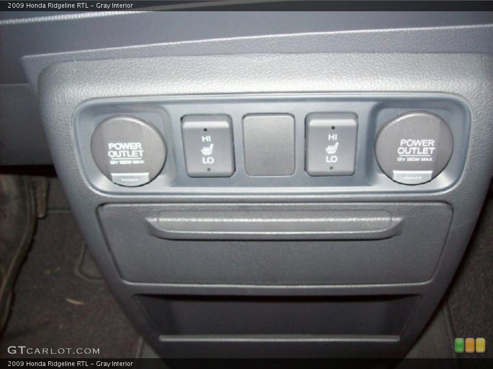 Gray Interior Controls for the 2009 Honda Ridgeline RTL #40010826
