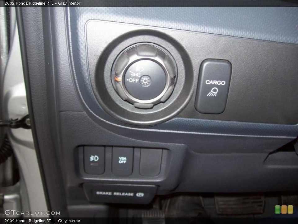 Gray Interior Controls for the 2009 Honda Ridgeline RTL #40010842