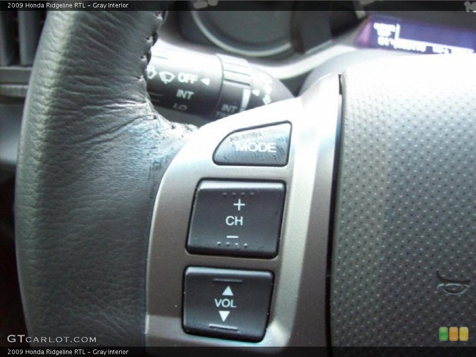Gray Interior Controls for the 2009 Honda Ridgeline RTL #40010858