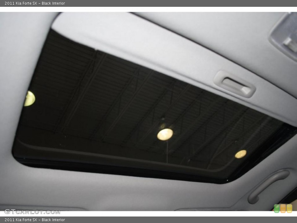 Black Interior Sunroof for the 2011 Kia Forte SX #40010934