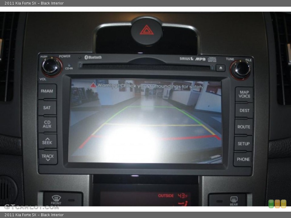 Black Interior Controls for the 2011 Kia Forte SX #40011018