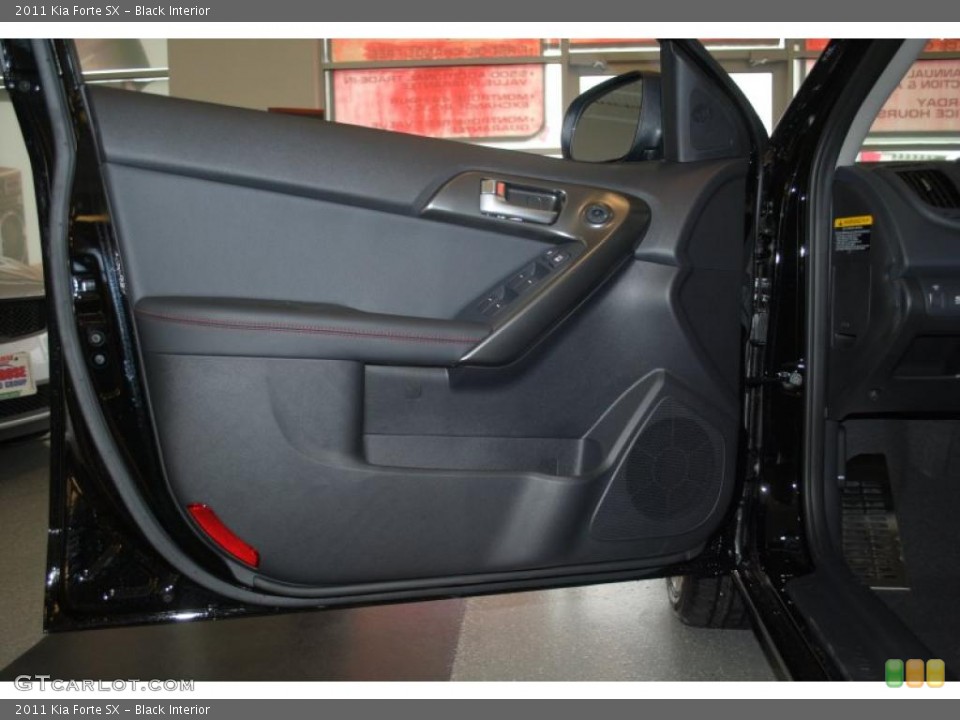 Black Interior Door Panel for the 2011 Kia Forte SX #40011154