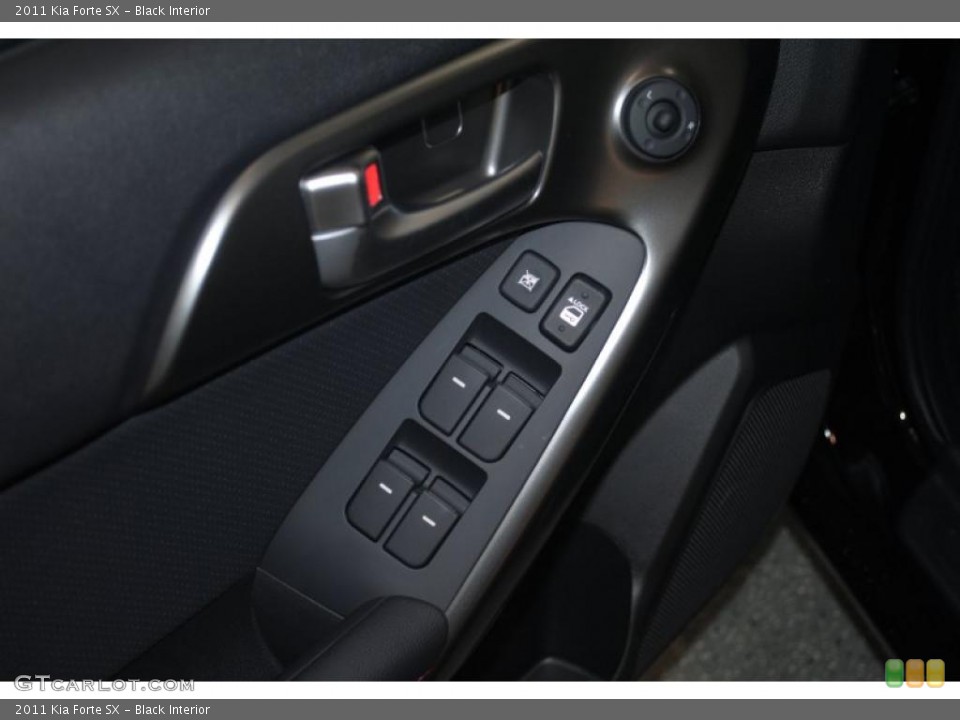 Black Interior Controls for the 2011 Kia Forte SX #40011170