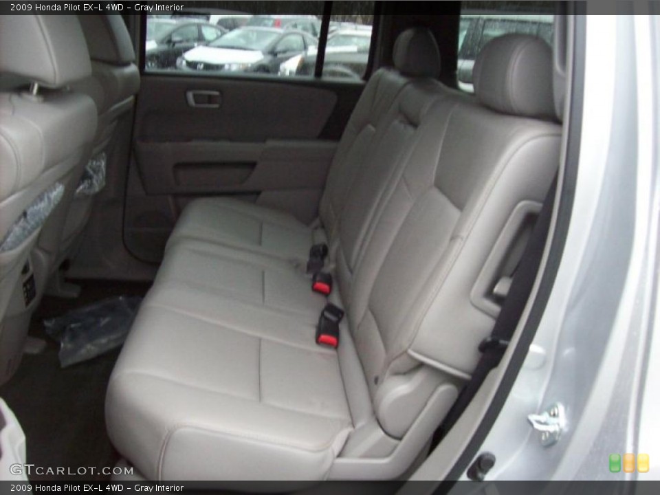 Gray Interior Photo for the 2009 Honda Pilot EX-L 4WD #40011230