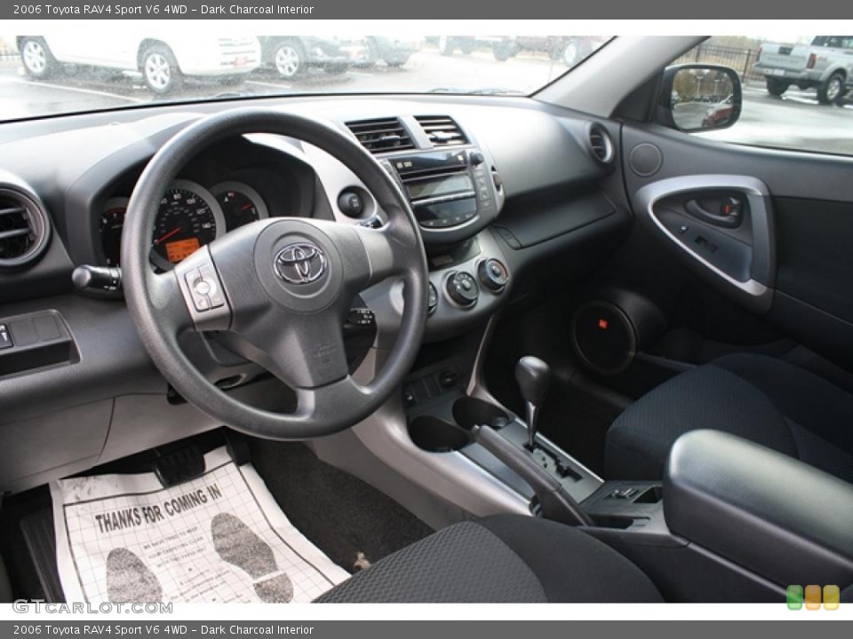 Dark Charcoal Interior Prime Interior for the 2006 Toyota RAV4 Sport V6 4WD #40012846