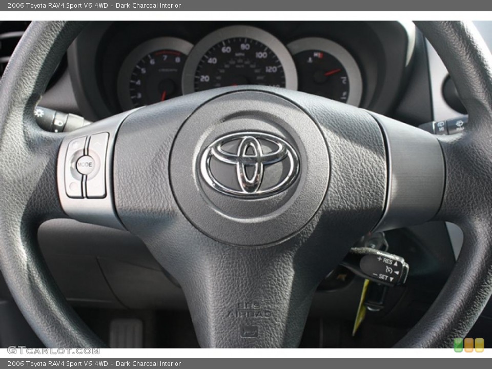 Dark Charcoal Interior Steering Wheel for the 2006 Toyota RAV4 Sport V6 4WD #40012974