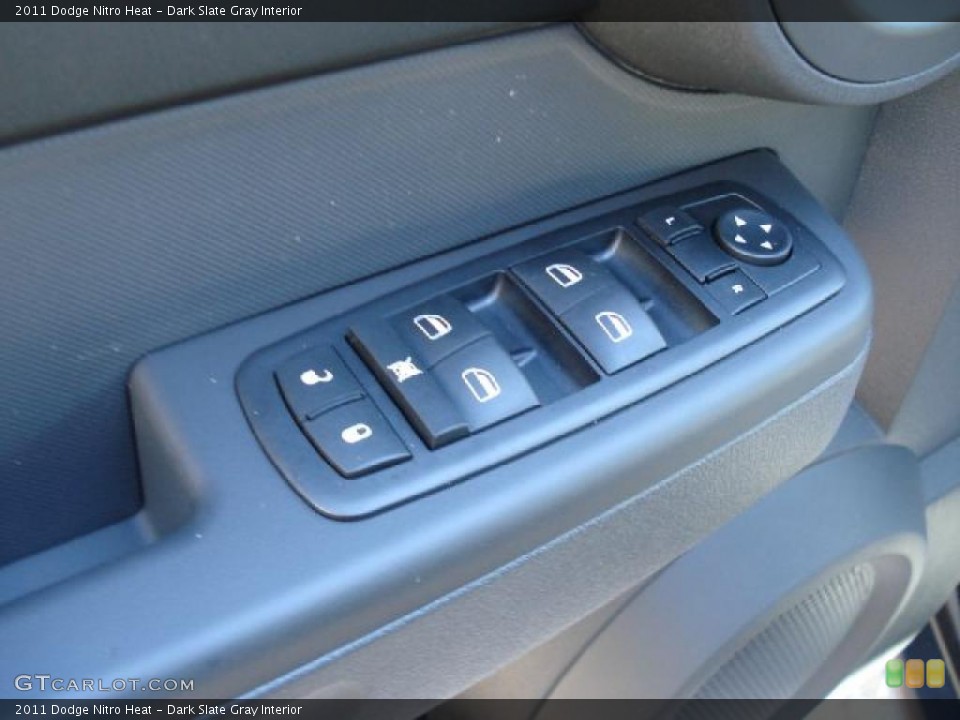 Dark Slate Gray Interior Controls for the 2011 Dodge Nitro Heat #40013410