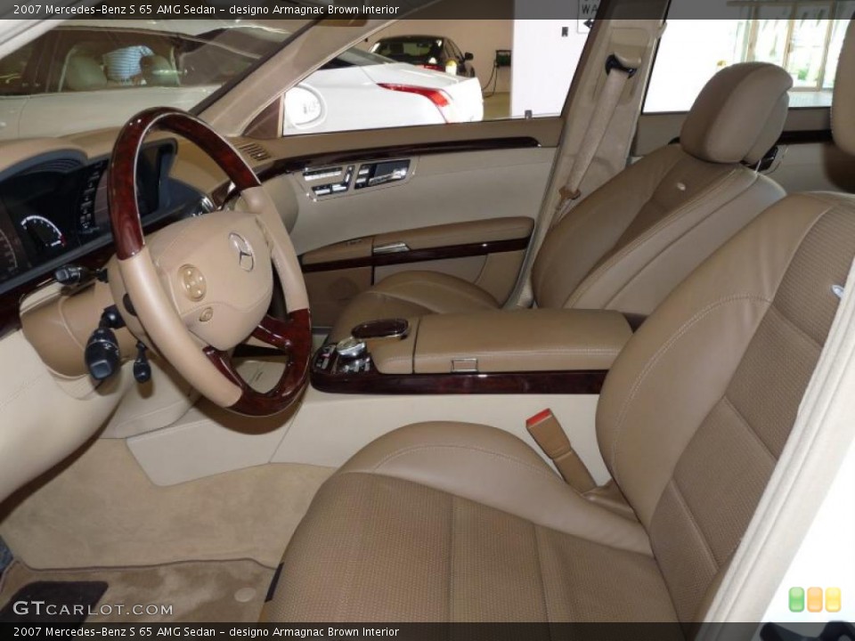 designo Armagnac Brown Interior Photo for the 2007 Mercedes-Benz S 65 AMG Sedan #40013510