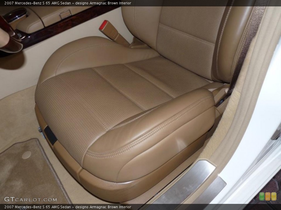 designo Armagnac Brown Interior Photo for the 2007 Mercedes-Benz S 65 AMG Sedan #40013542