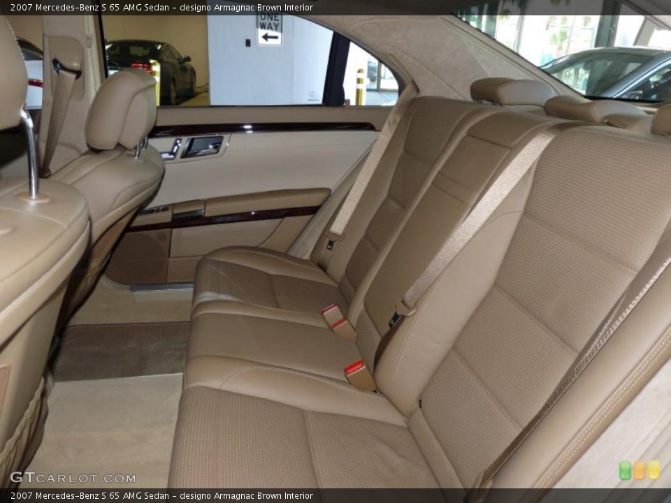 designo Armagnac Brown Interior Photo for the 2007 Mercedes-Benz S 65 AMG Sedan #40013590