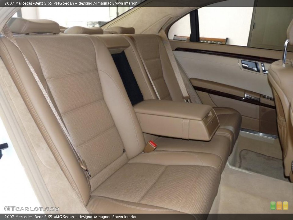 designo Armagnac Brown Interior Photo for the 2007 Mercedes-Benz S 65 AMG Sedan #40013642