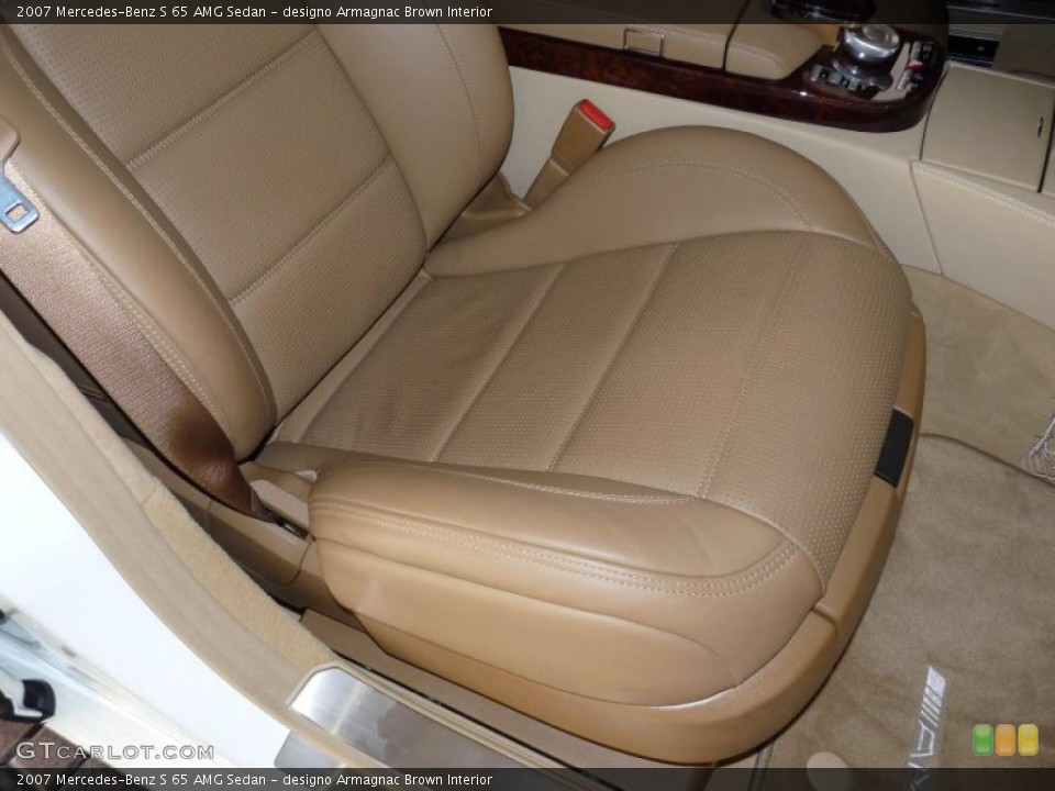 designo Armagnac Brown Interior Photo for the 2007 Mercedes-Benz S 65 AMG Sedan #40013706