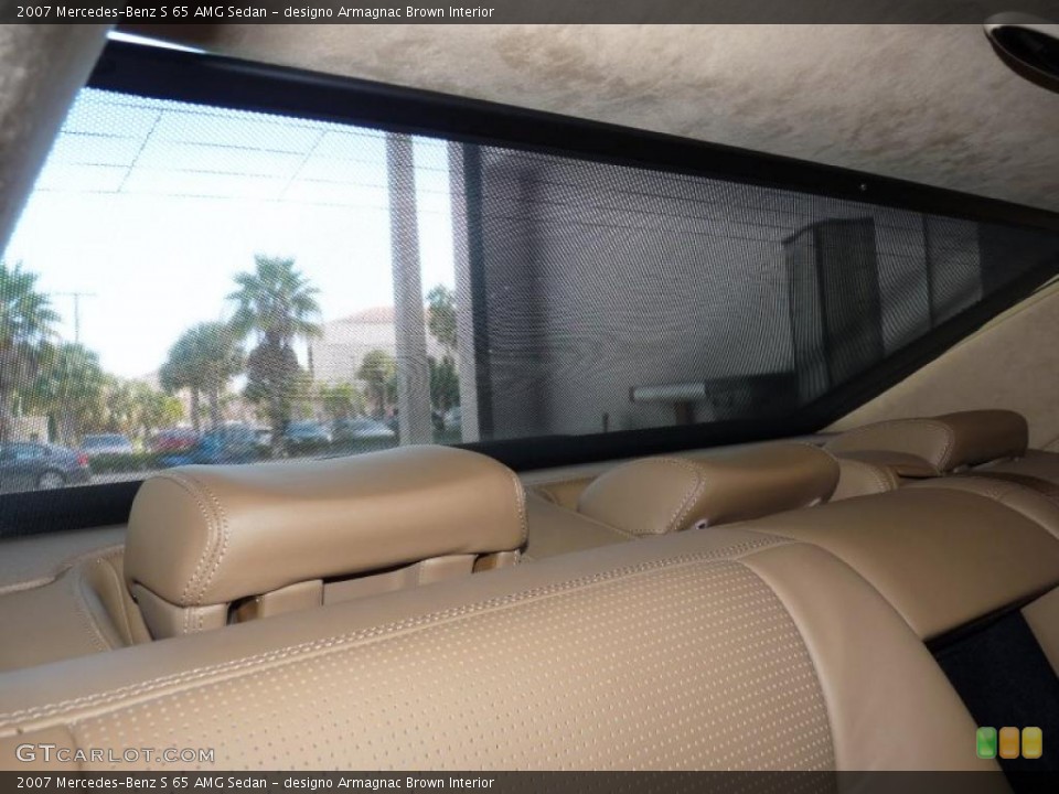 designo Armagnac Brown Interior Photo for the 2007 Mercedes-Benz S 65 AMG Sedan #40013722