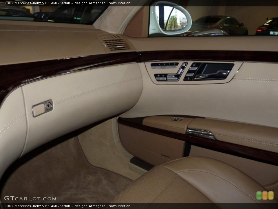 designo Armagnac Brown Interior Photo for the 2007 Mercedes-Benz S 65 AMG Sedan #40013750