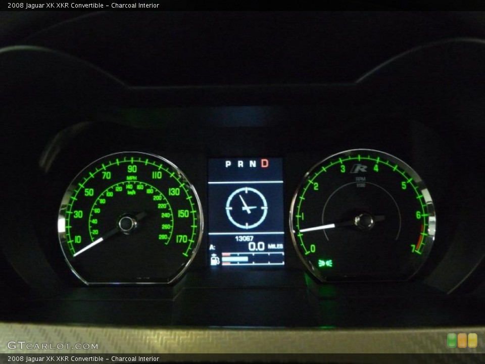 Charcoal Interior Gauges for the 2008 Jaguar XK XKR Convertible #40014458