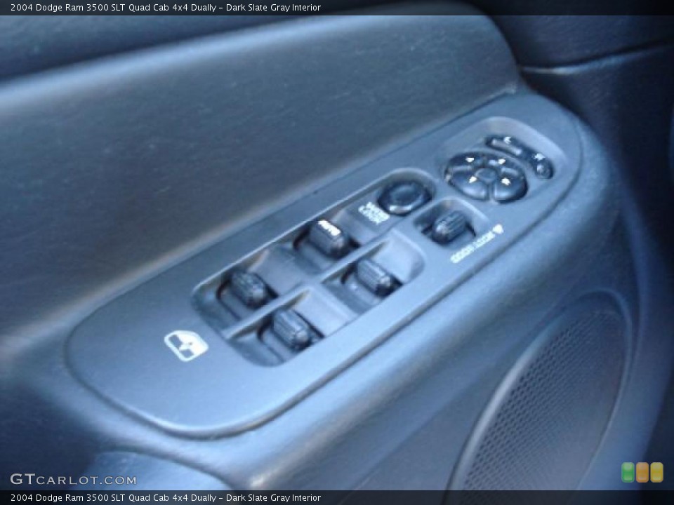 Dark Slate Gray Interior Controls for the 2004 Dodge Ram 3500 SLT Quad Cab 4x4 Dually #40015102