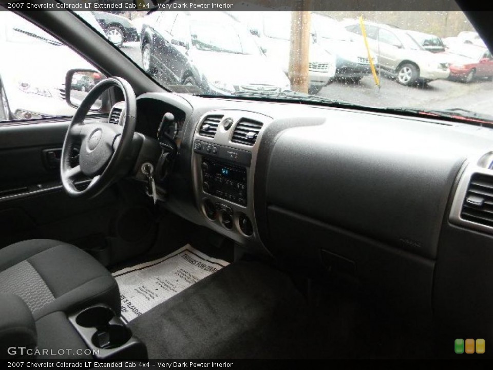 Very Dark Pewter Interior Dashboard for the 2007 Chevrolet Colorado LT Extended Cab 4x4 #40015638